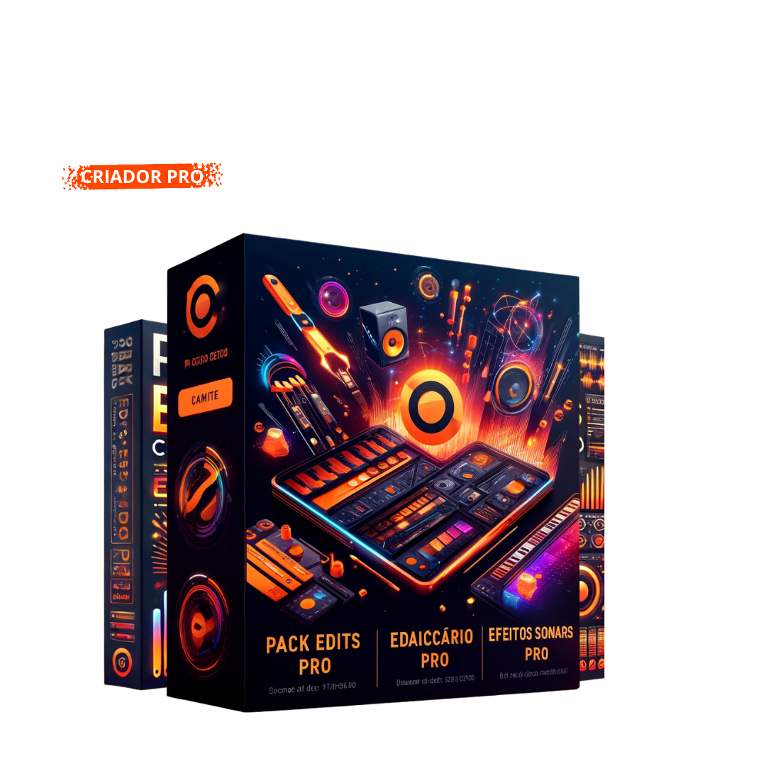 Pack criador pro com efeitos sonoros e edits